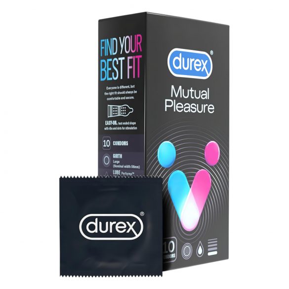 Durex Mutual Pleasure - Viivästyttävä kondomi (10 kpl)