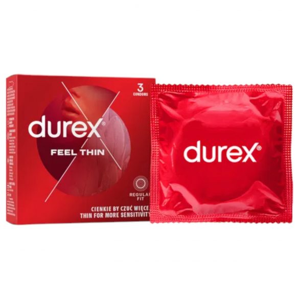 Durex Feel Thin - aidon tuntuinen kondomi (3kpl)