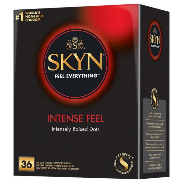 Manix SKYN Intense Fell - lateksiton vegaanikondomi (36 kpl)