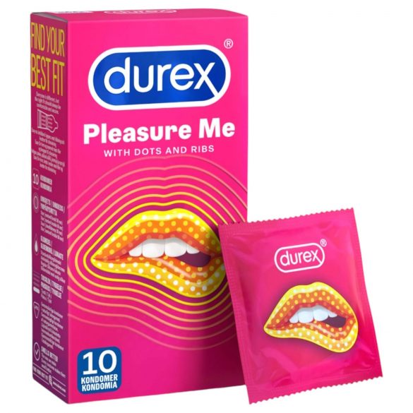 Durex Pleasure Me - ribsit ja pisteet, 10 kpl