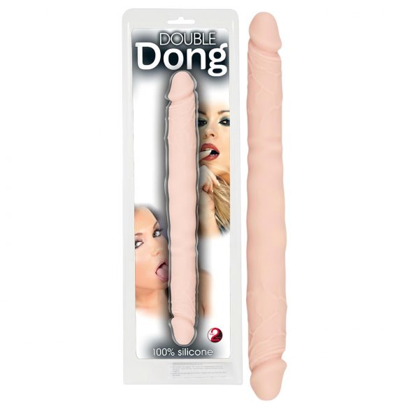 You2Toys - Tupladildo - 100% silikoni (luonnollinen)