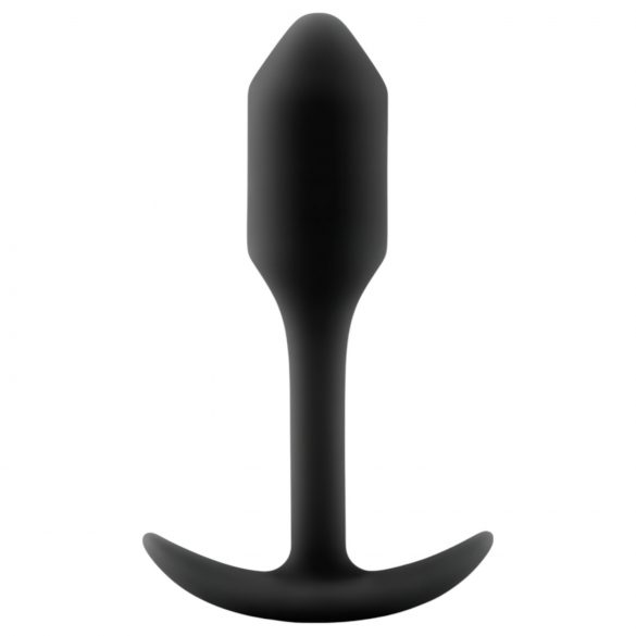 b-vibe Snug Plug 1 - musta anustappi, sisäpaino 55g