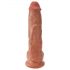 King Cock 10" suonikäs dildo - ruskea