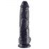 King Cock 10 musta dildo (25 cm) - realistinen nautinto