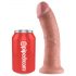 King Cock 8 dildo (20 cm) - luonnollinen