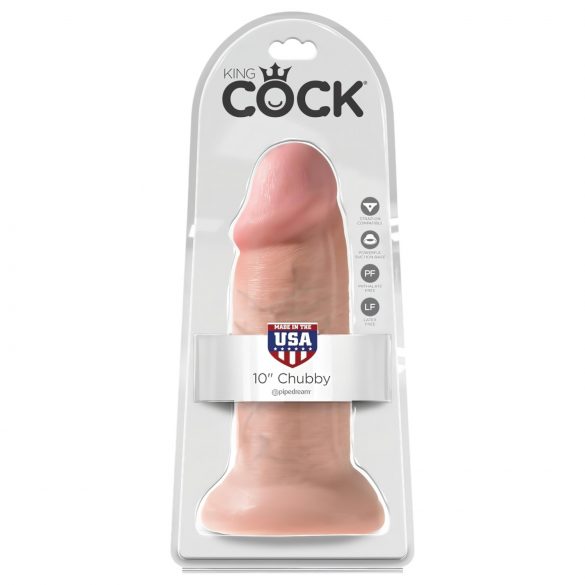 King Cock 10 dildo (25cm) - luonnollinen