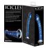 Icicles No. 29 - spiraalimainen lasidildo (sininen)