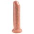 King Cock 7 - aidosti aidon näköinen dildoksi (18cm) - luonnollinen