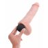 King Cock 8 - aidon tuntuinen suihkuttava dildo (20cm) - luonnollinen