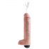 King Cock 10 - luonnollinen suihkuttava dildo (25cm)