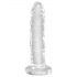 King Cock Clear 6 - imukupillinen dildo (15 cm)