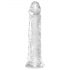 King Cock Clear 20 cm - iskevä imukupilla