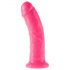 Dillio 8 - imukupilla varustettu, realistinen dildo (20 cm) - pinkki