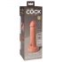 King Cock Elite 6 - Aidon tuntuinen imukuppivibra (15cm) - Luonnollinen