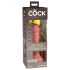 King Cock Elite 6 - Aidon tuntuinen imukuppivibra (15cm) - Luonnollinen