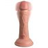 King Cock Elite 6 - Aidon tuntuinen imukuppivibra (15cm) - Luonnollinen