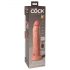 King Cock Elite 9 - imukuppivibraattori 23cm - luonnollinen