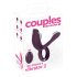 Couples Choice - ladattava, radio-ohjattava penisrengas (violetti)