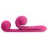 Snail Vibe Duo - Rechargeable 3-in-1 Stimulator (Pink)