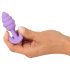 Cuties Mini Anustappi - silikoni - violetti (2,8 cm)