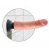 King Cock 9 tapanuppivibraattori (23 cm) - luonnollinen