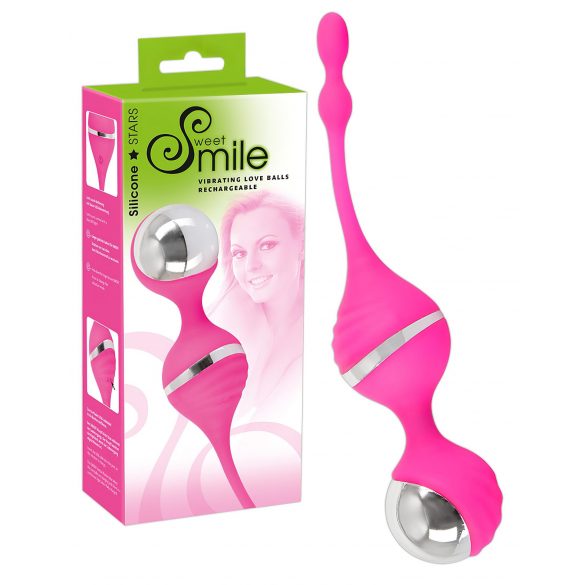 SMILE Love Ball - vibra-g-pallo (vaaleanpunainen)