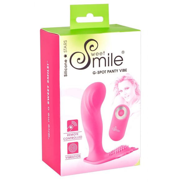 SMILE G-Spot pikkuhousuvibra - ladattava ja kaukosäädettävä (pinkki)