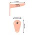 You2Toys - Ladattava Strap-On-vibraattori (luonnollinen)