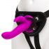 Happyrabbit Strap-On - pupun violetti strap-on-vibraattori