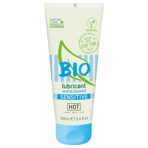 HOT Bio Sensitive - vegaaninen vesipohjainen liukuvoide (100ml)