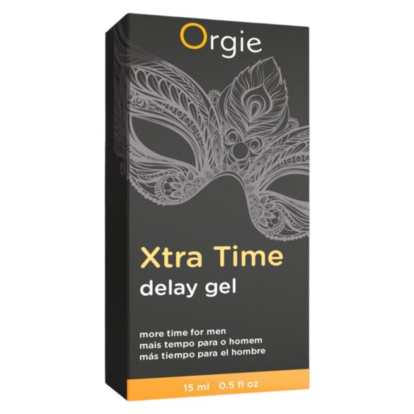 Orgie Xtra Time - viivästyttäjägeeli miehille (15 ml)