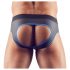 Svenjoyment - avoin jockstrap (musta-sininen) - L