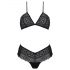 Kerria Lace Bikini Set (Black)