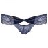 Obsessive Auroria - Bow Embroidered Women's Panties (Blue)