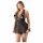 Cottelli Plus Size - pitsinen kevyt babydoll (musta) - 3XL