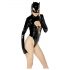 Black Velvet: Batwoman body mustilla hihoilla