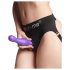 Strap-on-me Kurvikas S - aaltoileva, jalustallinen dildo (violetti)