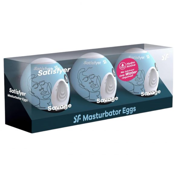 Satisfyer Egg Savage - stimuloivat munat (3kpl)