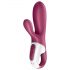 Satisfyer Hot Bunny - älykäs lämmin klitoriskiihotin (punainen)