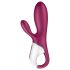 Satisfyer Hot Bunny - älykäs lämmin klitoriskiihotin (punainen)