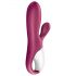 Satisfyer Hot Bunny - älykäs lämmin klitoriskiihotin (punainen)