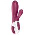 Satisfyer Hot Bunny - älykäs lämmin klitoriskiihotin (punainen)