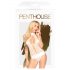 Penthouse Perfect Lover - valkoinen body kaulanauhalla