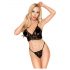 Penthouse Double Spice - pitsinen rintaliivisetti (musta) - M/L