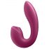 Satisfyer Sunray - ladattava 2in1 ilmapulssivibraattori (punainen)