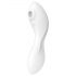 Satisfyer Curvy Trinity 5+ - älykäs 2in1 ilmapulssivibra (valkoinen)