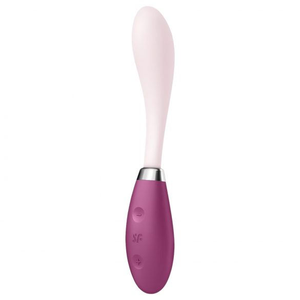 Satisfyer G-Spot Flex 3 - Ladattava G-pistevibraattori (pinkki-punainen)