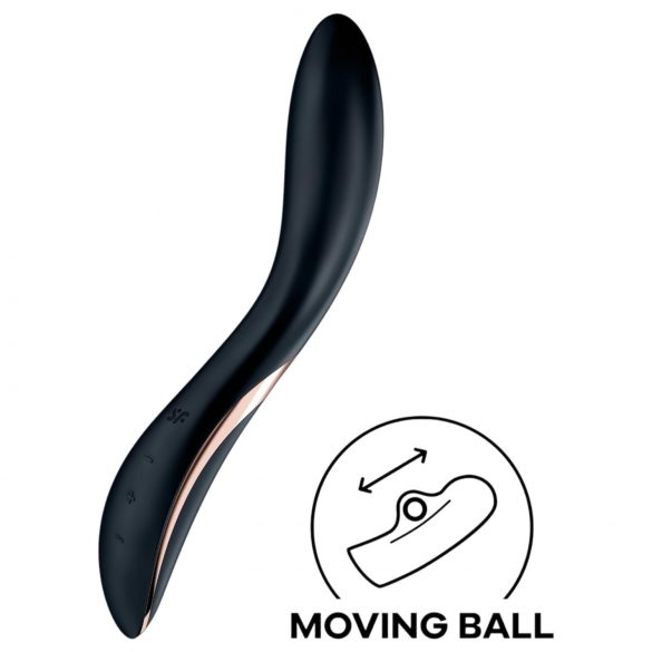 Satisfyer Rrrolling - liikkuva G-pistevibraattori (musta)