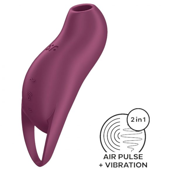 Satisfyer Pocket Pro 1 - ladattava ilmapulssistimulaattori (violetti)