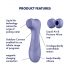 Satisfyer Pro 2 Gen3 - älykäs klitorishiitin (violetti)